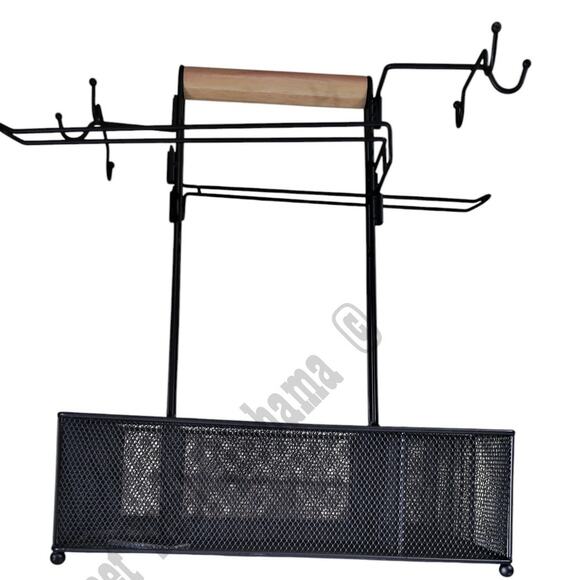 Grill Caddy -Camping Accessories, Condiment Caddy, BBQ Accessories Mesh Basket - Picture 3 of 9